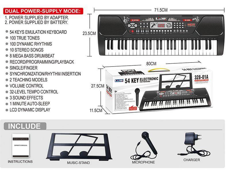 54 Keys  Electronic Organ