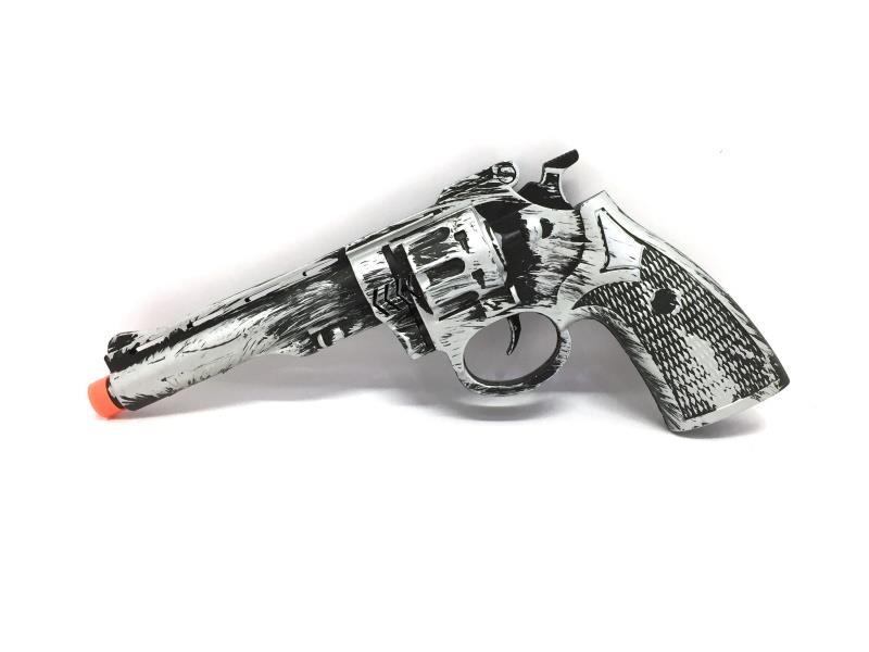 Bronze Silver Flint Gun