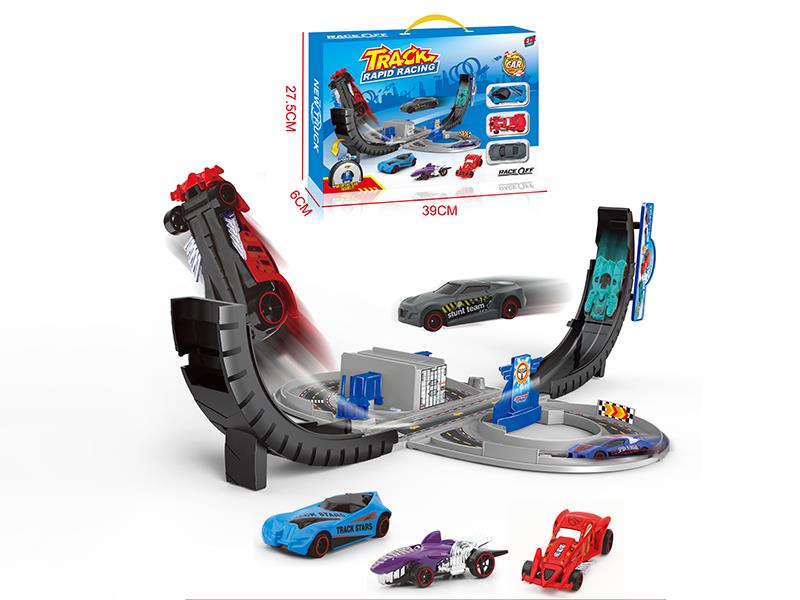 Deformable Tire Track Parking Lot Set