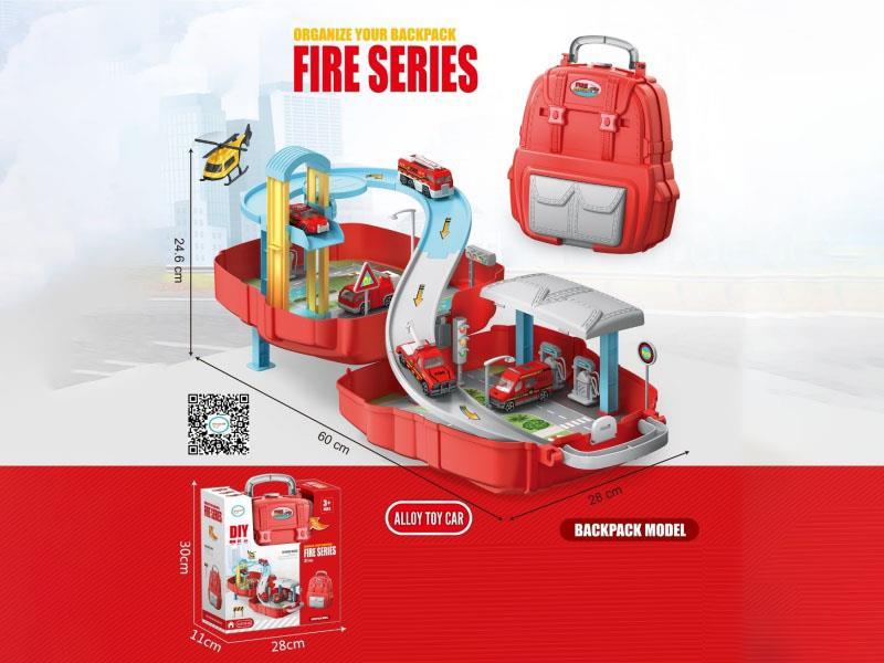 Schoolbag Educational Parking Lot (Fire Protection Series)