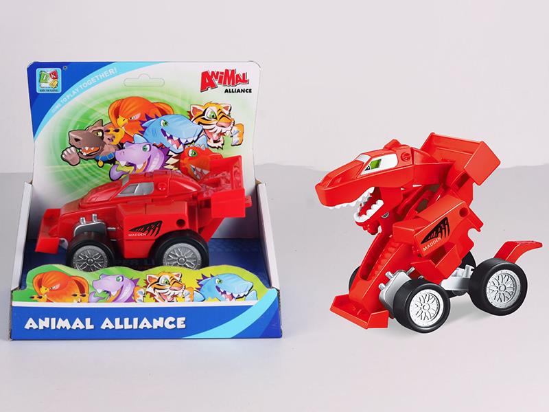 Slide Dinosaur Transformation Car