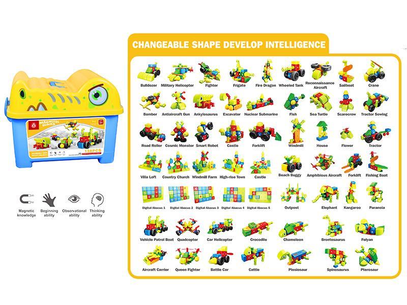 Magnetism Building Blocks 138pcs