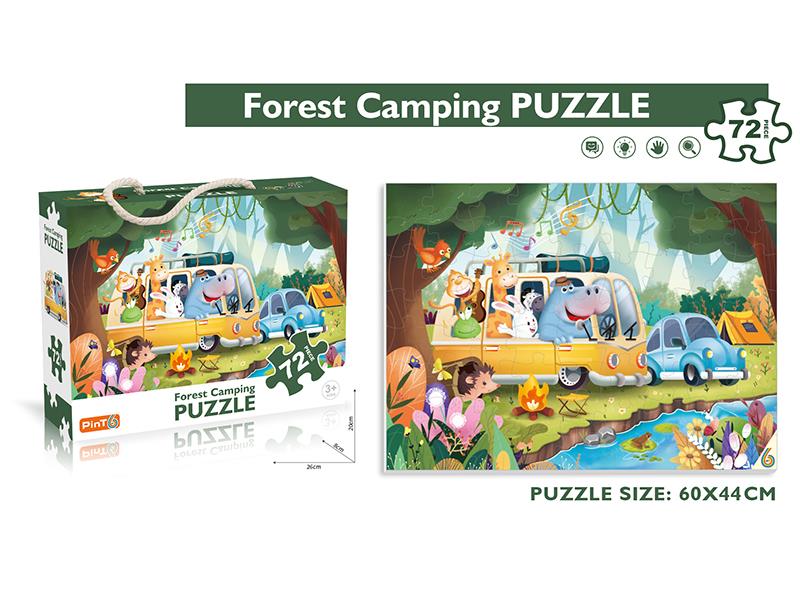 Forest Camping Puzzle 72PCS