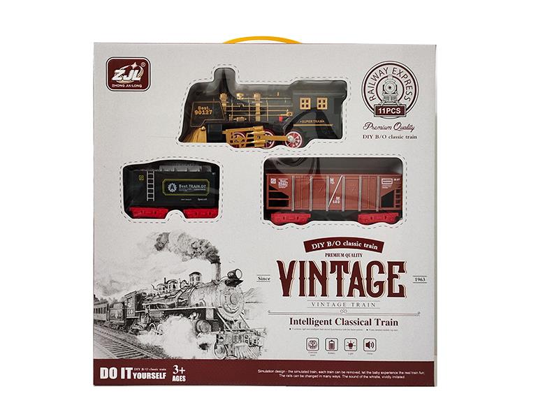 Retro Rail Train(Light + Sound)