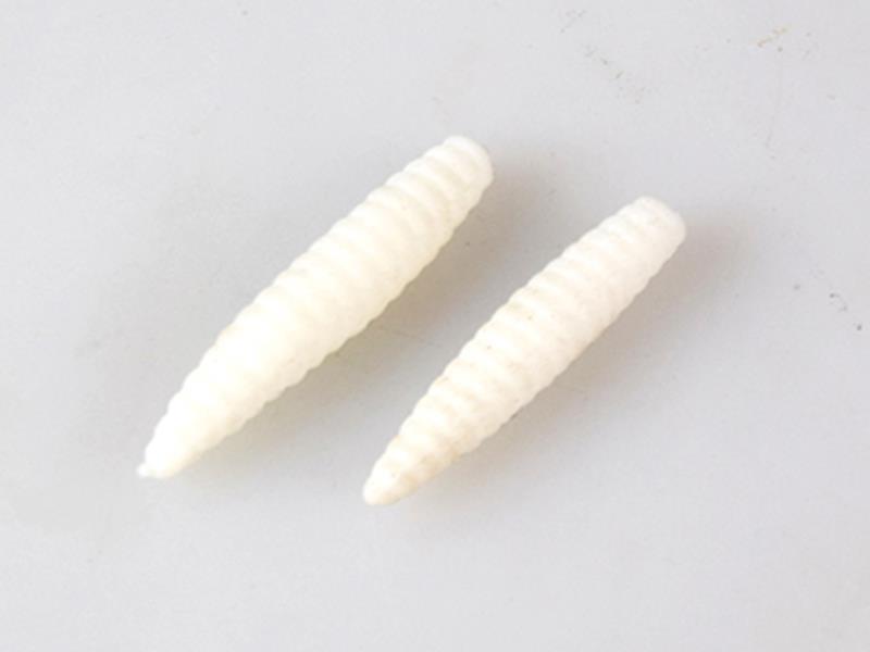 Soft Plastic White Silkworm Chrysalis