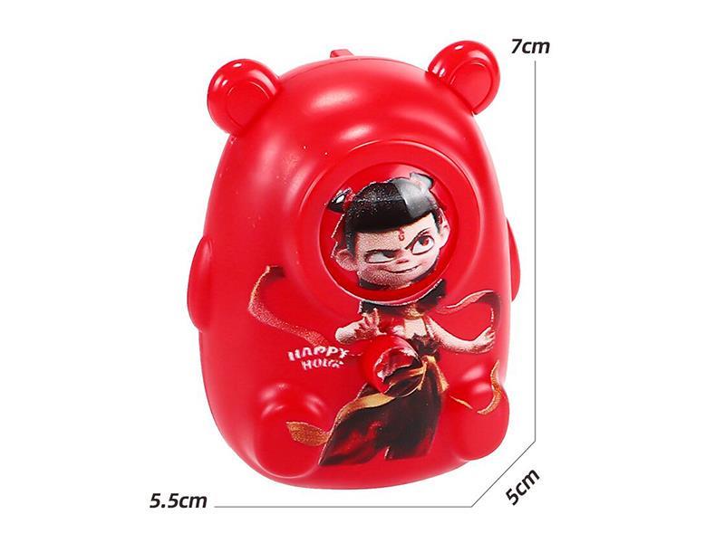 Nezha Face Changing Backpack Keychain