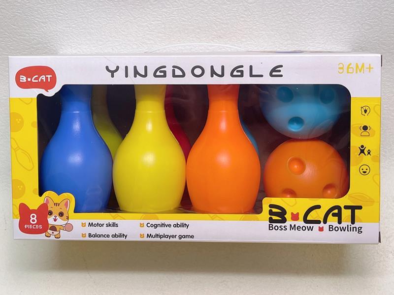 Bowling Toy(6 Bowling Pin + 2 Balls)