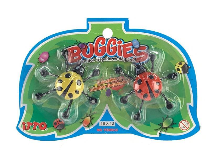 2PCS Climbing Coccinella Septempunctata(2 Colors Mixed)