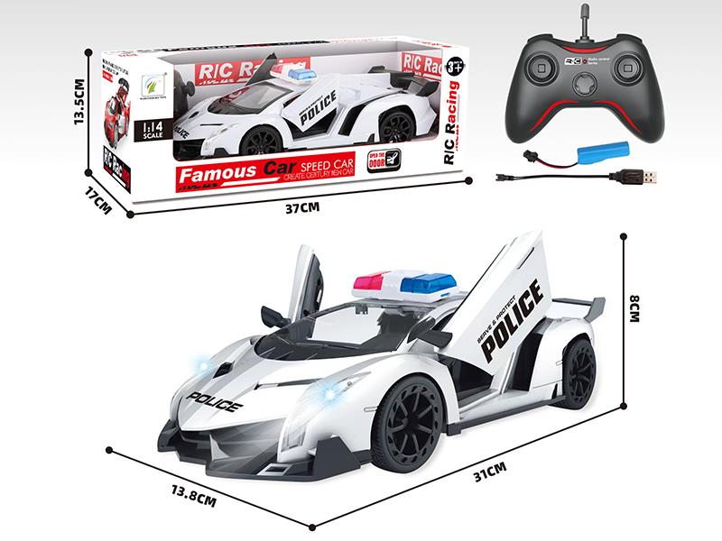 4-Channel Remote Control Lamborghini Police Car(1:14)