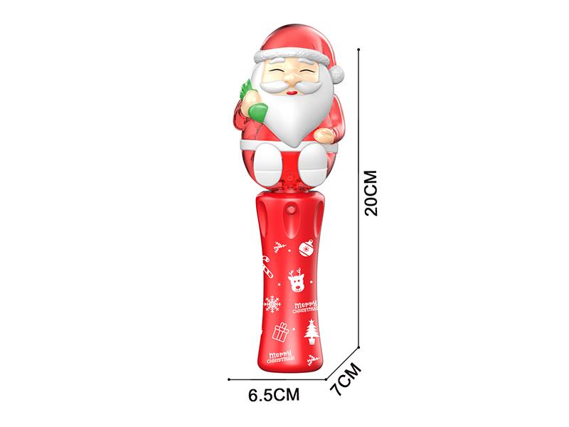Santa Claus Rotating Flash Stick With 6 Lights(No Music)