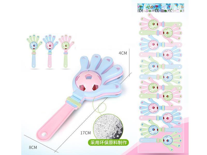 12pcs Football  Hand Clapper Bells