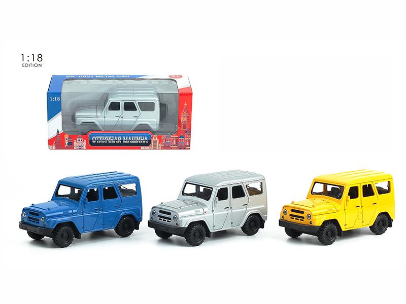 1:18 Pull Back Alloy Car With Sound And Light(Russian)
