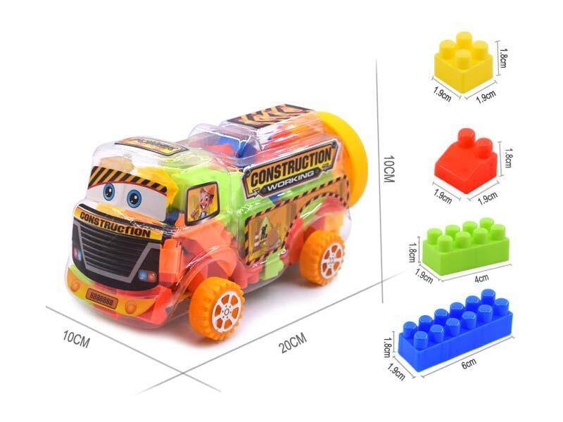 48+PCS Mini Engineering Vehicle Building Blocks