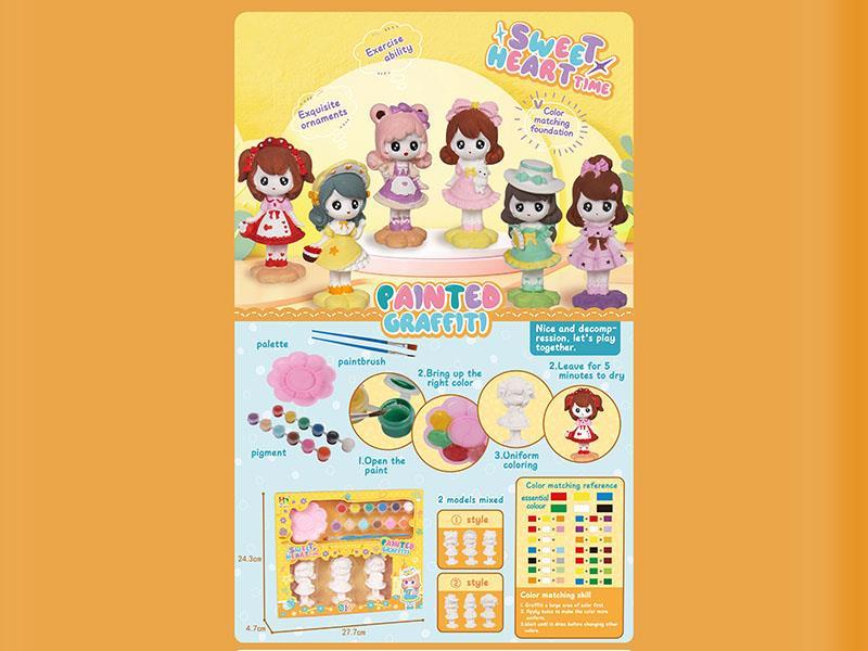 Diy Sweet Time Painted Doll Series (English)