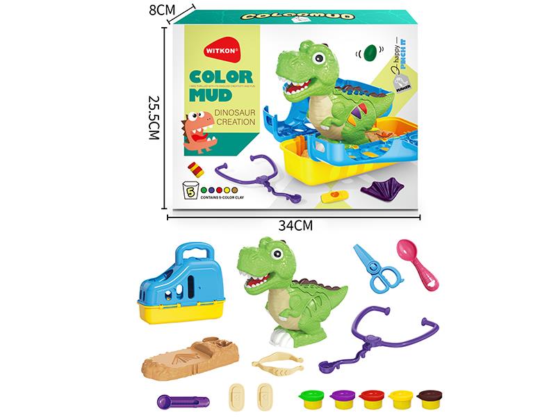 Color Clay Dinosaur Creation Toy