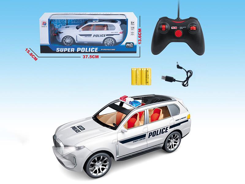 1:14 BMW x7 4-Channel Remote Control Police Car