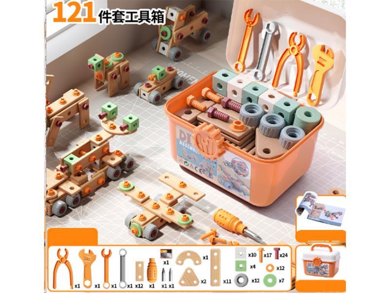 DIY Building Blocks Tools Box 121pcs