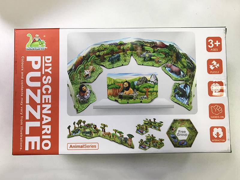 DIY Scenario Puzzle-Animals(6 In 1)