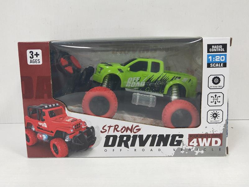 4-Channel Remote Control Raptor Off-Road Vehicle With Lights(Included Batteries)