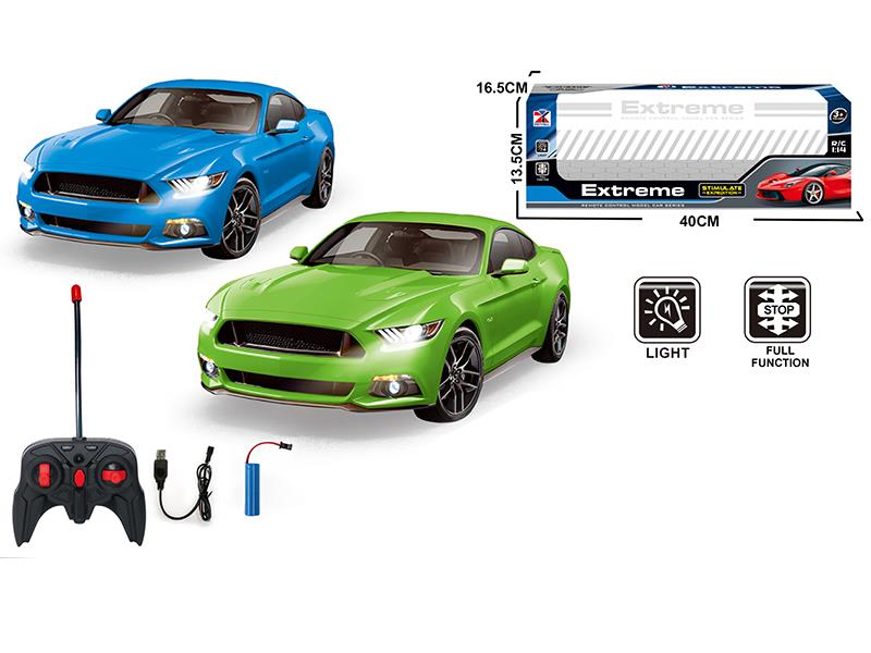 1:14 Mustang 4CH R/C Car( Include Batteries)