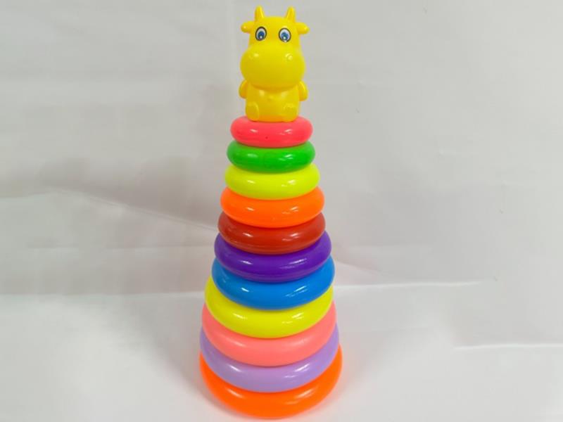Calf Rainbow Tower Jenga Loop 11 Layers