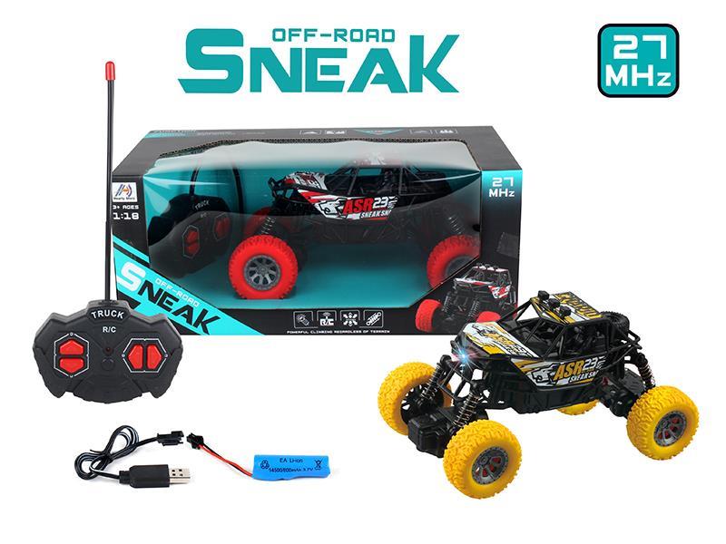 1:18 4CH R/C Rock Crawler With Light