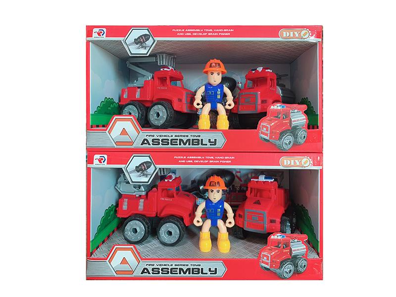 DIY Assembly Fire Engine