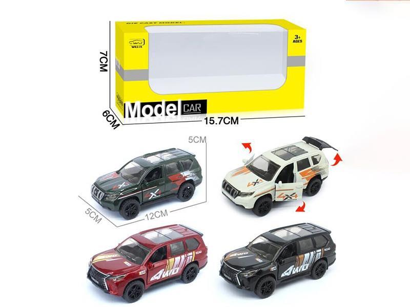 1/36 Alloy Model 3 Open Door Pull-Back SUV