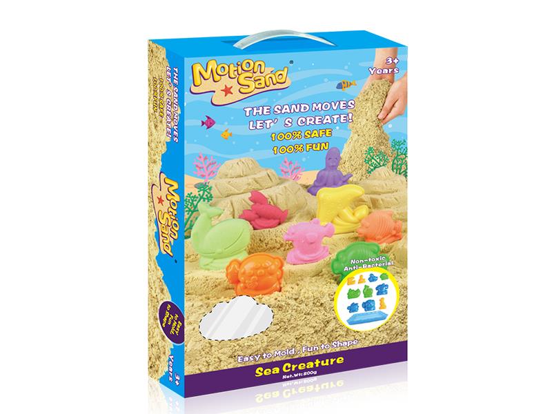 Space Sand Set(800g Sand, 10 Molds, 1 Tray)