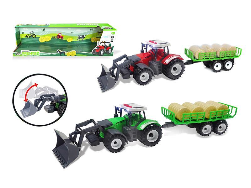 Friction Farmer's Cart With Light And Sound