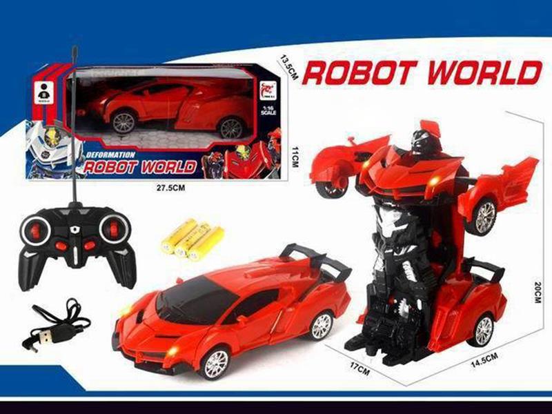 27Mhz 1:16 5-Channel Remote Control One Button Deformation Car(Not Including Batteries)