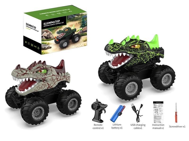Illuminated Dinosaur Remote Control Car