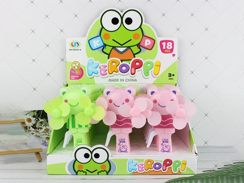 Frog Hand Fan 18pcs