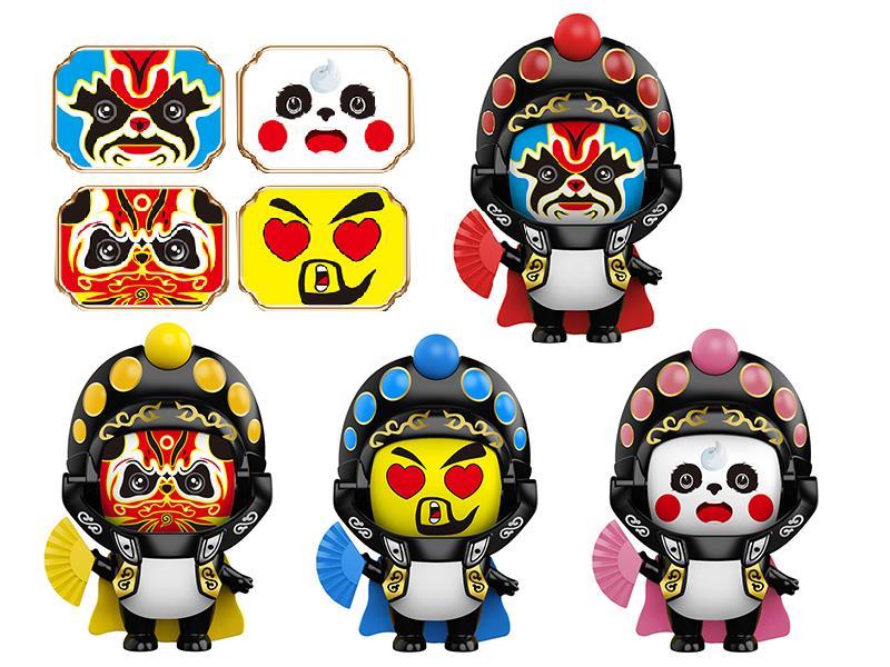 Small Size Panda Face-Changing Toy