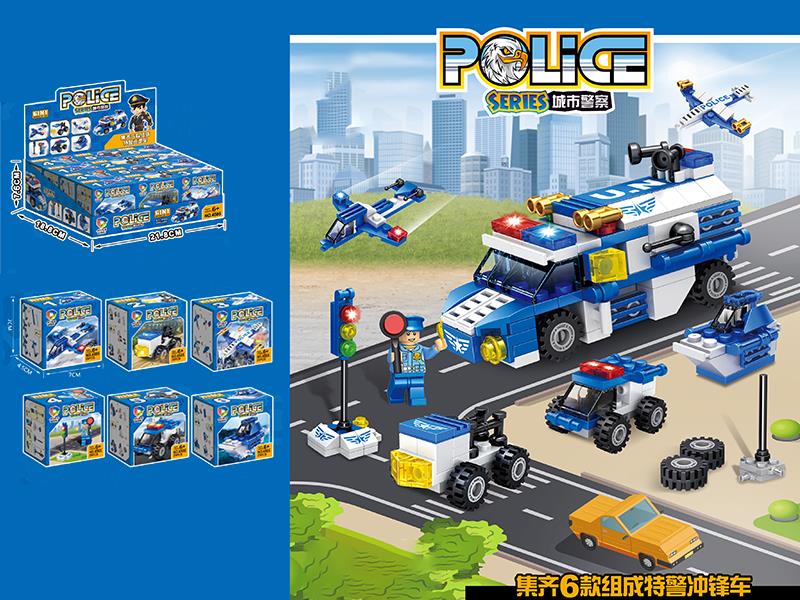 Police Series Building Blocks 12pcs