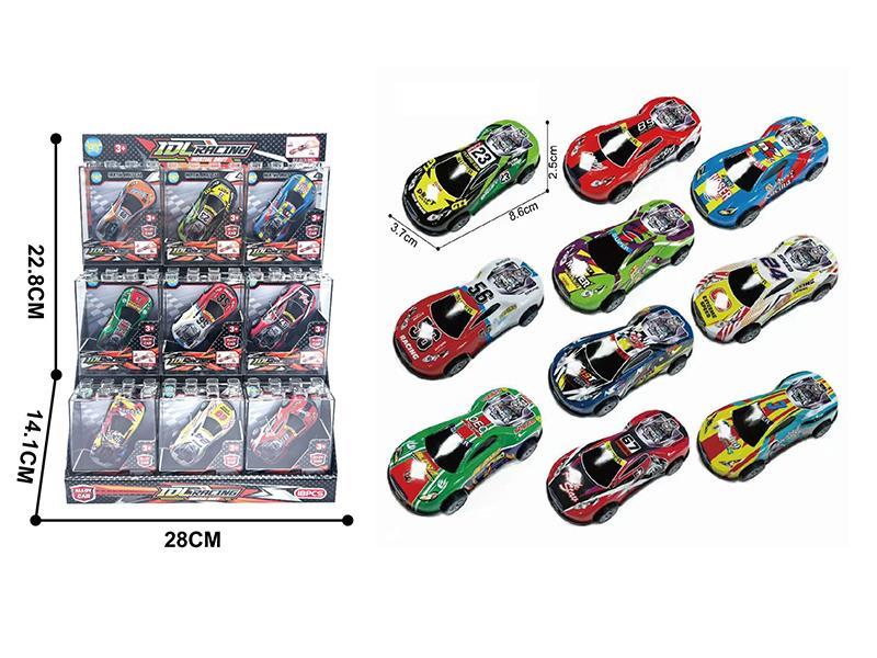 8.6 Rebound Tin Racing Car (Acrylic Box)