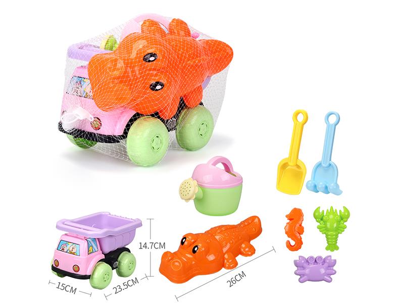 Sand Truck Beach Toys 8pcs