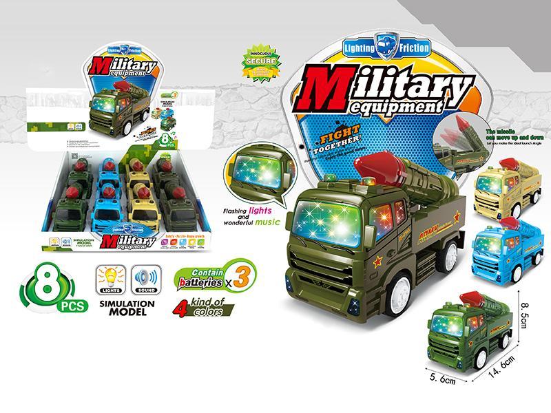 Friction  Missile Car With Flash