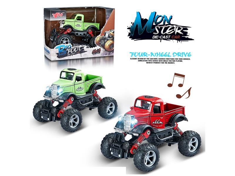 1:34 Q Version Alloy Pull Back Simulation Climbing Wheel