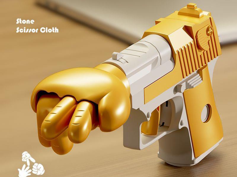 Finger-Guessing Game Gun