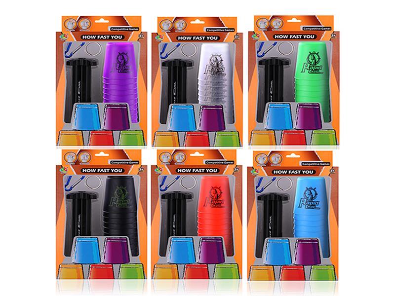 Intelligent speed stack cup