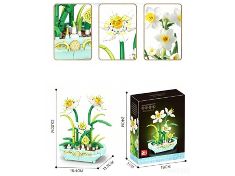 Building Blocks: 349 Pieces Narcissus