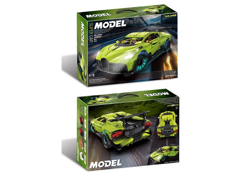 1:8 Bugatti Divo Building Blocks 1488pcs