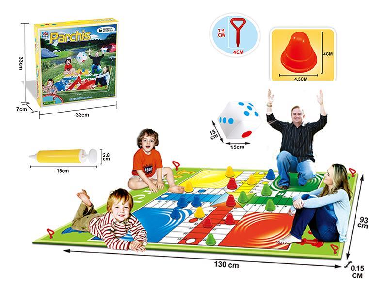 Parchis game with play mat