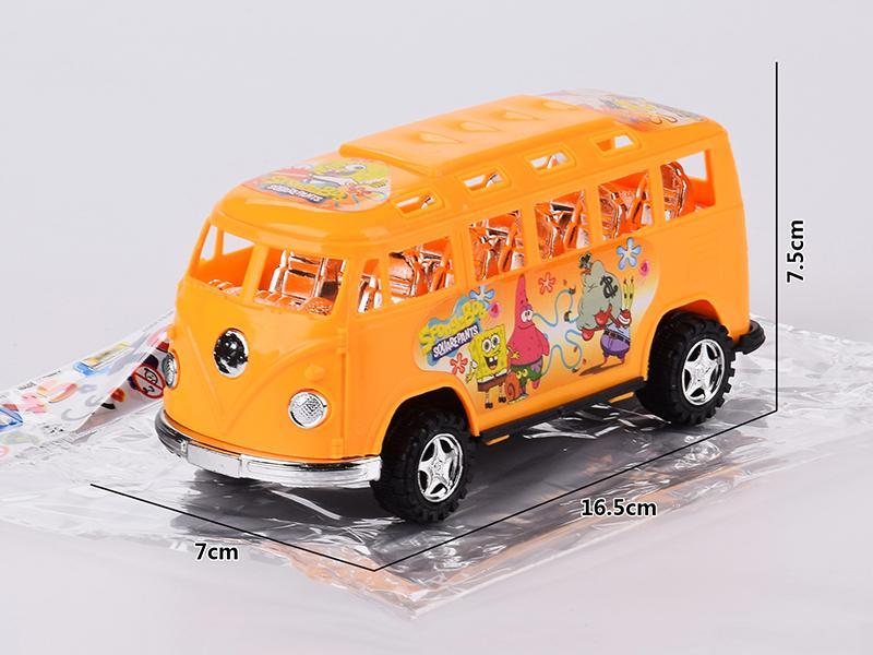 Solid Color Friction Bus