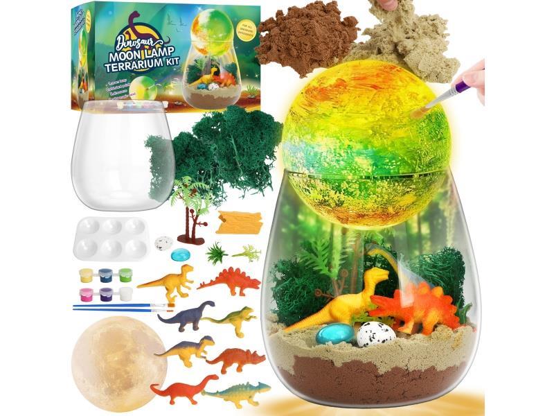 Dinosaur Unicorn Landscape Graffiti On The Moon