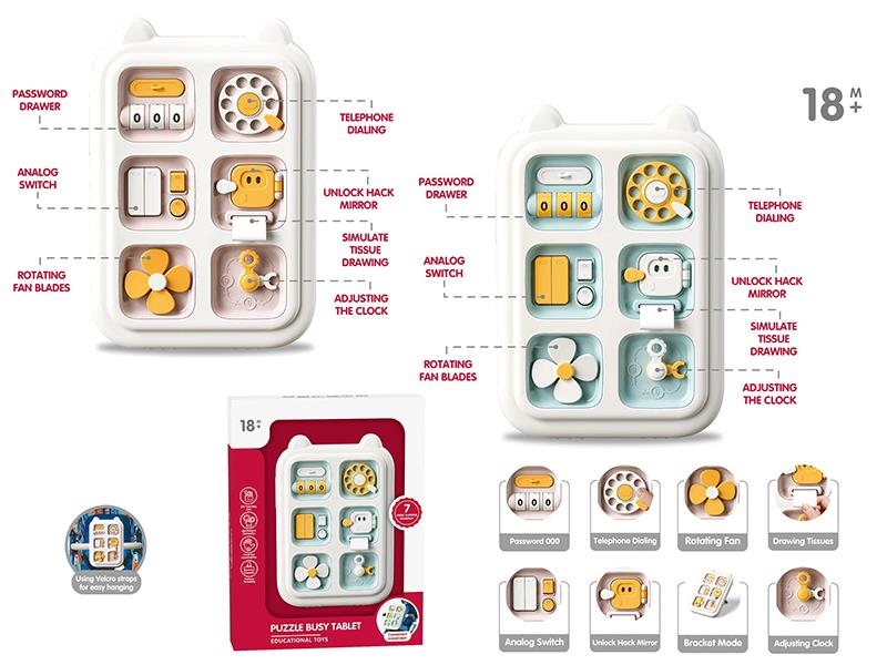 Puzzle Busy Tablet Educational Toys