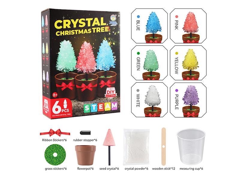 Crystal Tree Growing Science Experiment