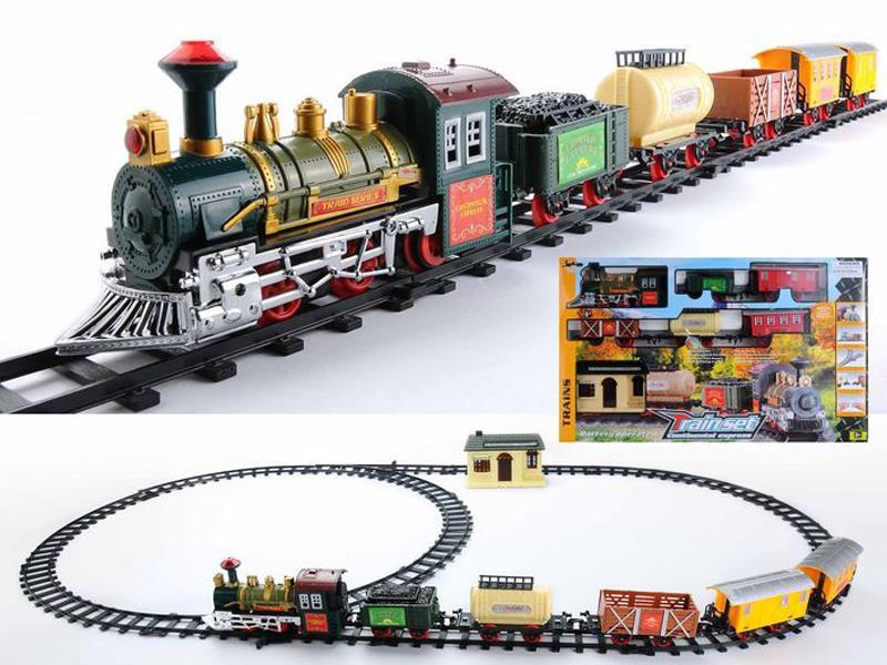 ELECTRIC RAILWAY SET WITH LIGHT & MUSIC