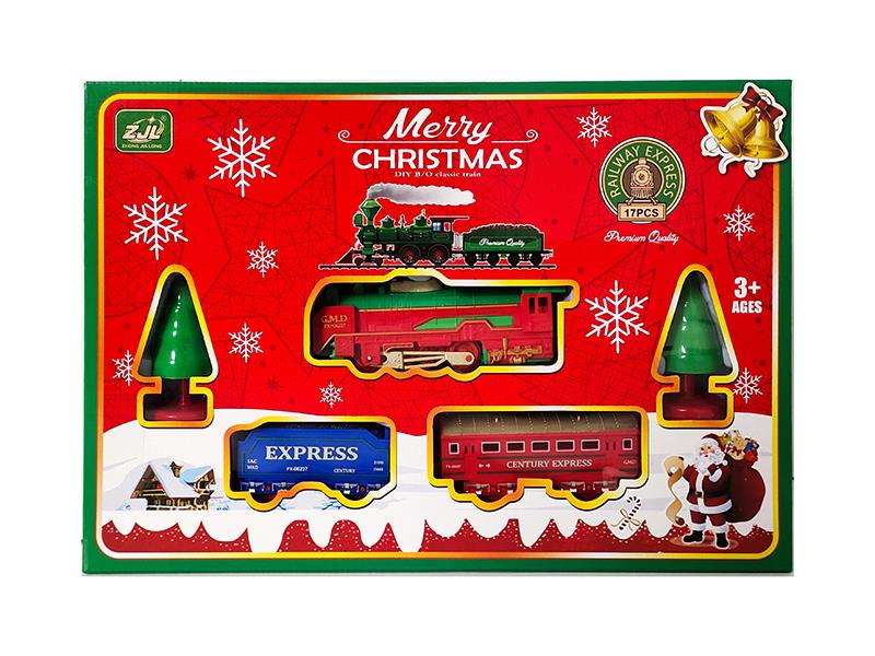 Christmas B/O Rail Train(With Lights)